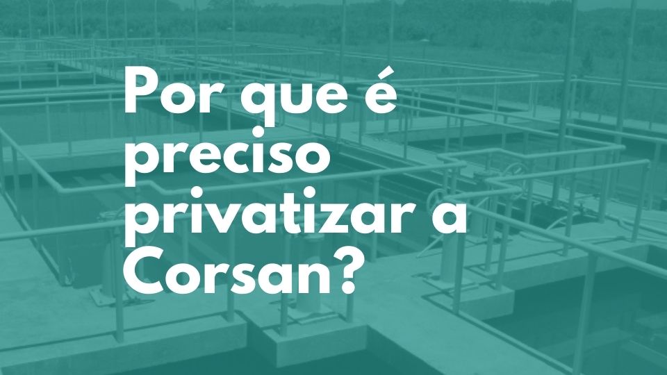 Corsan: cinco pontos travam conclusão da privatização